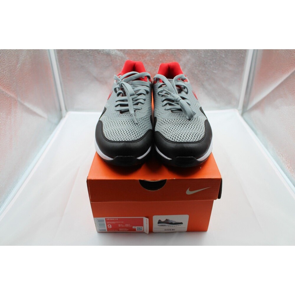 Nike Air Max 1 G Golf Shoes Particle Grey University Red CI7576-002 Men's Size 9